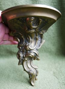 Vintage Decorative Small Brass  Shelf