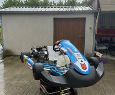 Tillotson T4 senior race winning kart