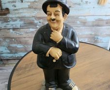 Old Oliver Hardy Money Box