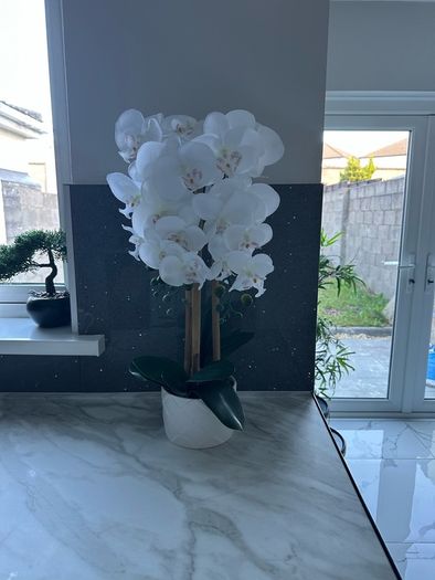 artifical orchid potted plant