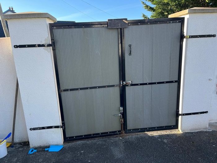 Composite Gate with Metal frame (Double)