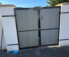 Composite Gate with Metal frame (Double)