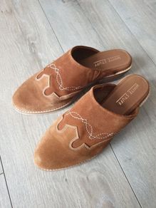 White Stuff Suede Clogs Size Uk 5