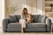 Softy Compressed Pull Out Sofa Bed - Grey
