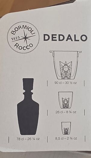 Bormioli Rocco Dedalo Glass Decanter