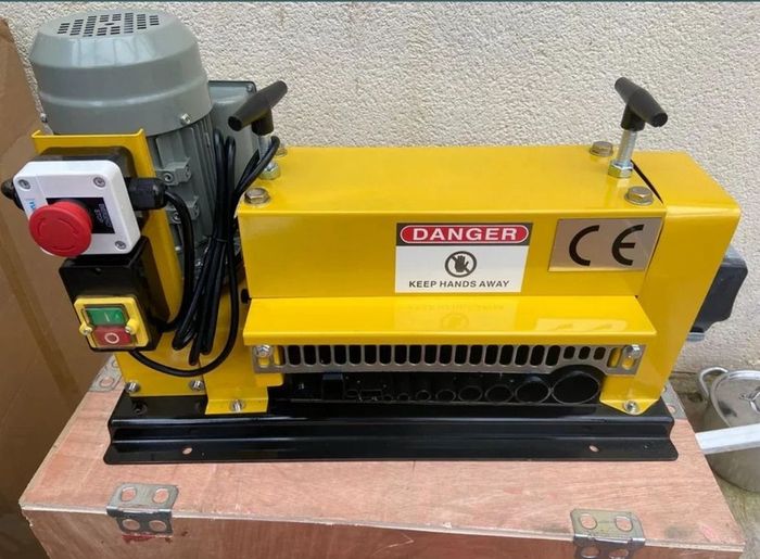 New  220v  Scrap Cable Stripping Machine 1mm-40mm, 10 Blades Wire Stripper Recycling Copper Cable Strippers