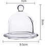 Mini Cake Stand with Glass Bell (Set of 6) Image 7