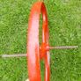 Antique Cast Iron Wheel Image 6
