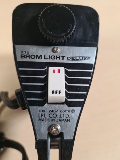 Vintage BROM LIGHT 650 DELUXE bromine lamp