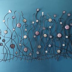 Metallic wall art