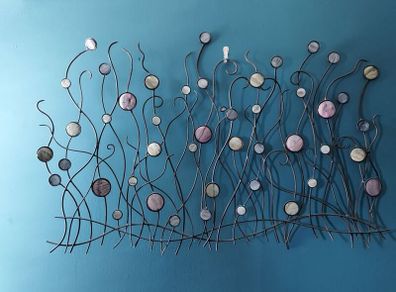 Metallic wall art
