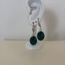 Eilat Stone Earrings 925 Silver Hallmarked Image 5