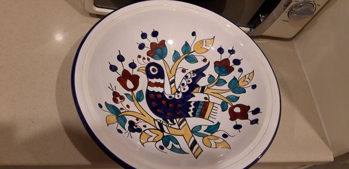 Handmade & Painted in Tunisia Bowl