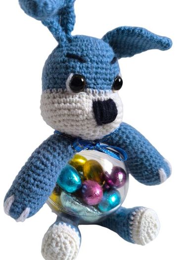 Handmade Crochet Easter Bunny Kids Gift Personalised Easter Bunny Toy