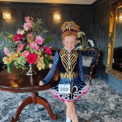 Irish dancing dress