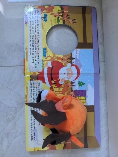 Two Christmas puppet books