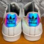 Adidas Superstar Ladies White Leather Trainers UK5 EUR38 Image 9