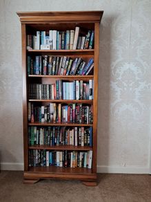 Free  Bookcase Including Bookus Some Larger Books