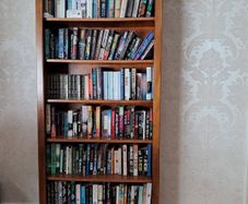 Free  Bookcase Including Bookus Some Larger Books