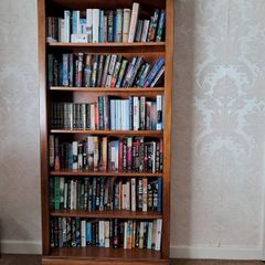 Free  Bookcase Including Bookus Some Larger Books
