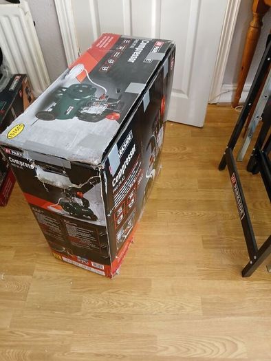 Parkside compressor and air tool accessory kit bundle.