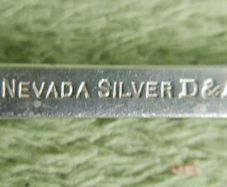 Vintage  SILVER NEVADA D&A Silver Spoon made by Daniel and Arter of Birmingham. 46.6g