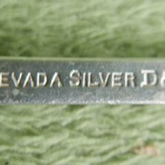 Vintage  SILVER NEVADA D&A Silver Spoon made by Daniel and Arter of Birmingham. 46.6g