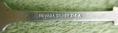 Vintage  SILVER NEVADA D&A Silver Spoon made by Daniel and Arter of Birmingham. 46.6g