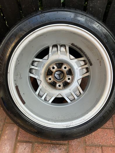 17" Mercedes AMG Aero Alloys with Michelin Tires