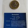 Zimbabwe Bimetallic Black Rhino collector coin | 5 Dolllars 2002 BUNC Image 3