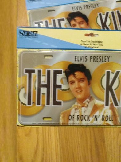 Elvis, Gold Disc License Plate, Free Post