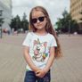 Cute Funny Animals Unicorns Printed Girls T-shirt Tee Top Shirt Birthday Girl Tees Tops Shirts Image 5