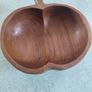Vintage Apple Bowl, Wood Shape Image 5