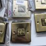 Antique brass electrical sockets and switches Image 4