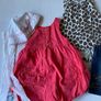 Baby Girl Leopard Print Dress with Bow on back  18/24 mt Image 5