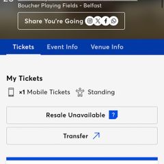 Zach Bryan Belfast ticket