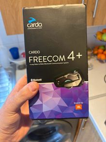 Cardo x4. And spare helmet kit