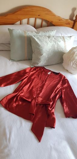 Burnt Orange/ Rust Blouse/Top - Size 16