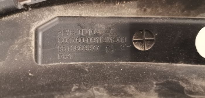 Peugeot 3008 II Front bumper left corner trim 9810869977