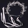 Pearl Rhinestone Hair Headband Tiara Hairpin For Women Bride Party, Wedding, Communion Image 2
