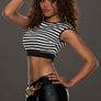 top stripe size m with padded shoulderd Image 3