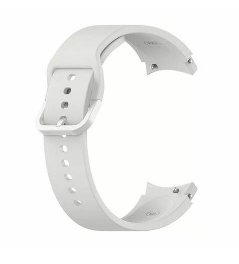 White 20mm Silicone Band Strap For Samsung Galaxy Watch 4 40/44mm Classic 42/46m