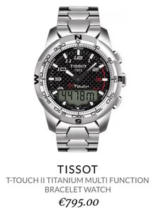 Tissot T Touch Expert II Titanium Watch
