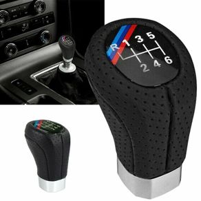 Car Gear Shift Knob 5/6 Speed Manual Handle Lever Stick With Gaiter Boot For BMW M Performance Style BMW F10 F20 F21 F22 F32 F33 F36 G30 Gear Shift Lever Head F06 F12 F13 E70 E71 F30