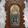 Ansonia Oak Gingerbread Clock Image 2