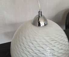 Glass light fitting