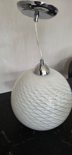 Glass light fitting