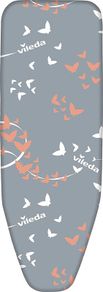Premium 2-in-1 Ironing Board Cover, Silver/Grey