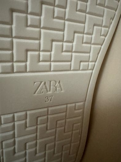 Zara leather trainers