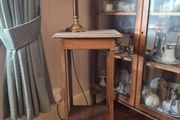 Vintage Mid-Century Two-Tier Plant Stand / Lamp Table